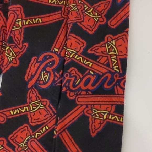 VINTAGE Atlanta Braves silk suspenders baseball - Picture 4 of 7